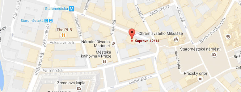 Kaprova 42/14, 110 00 Praha 1